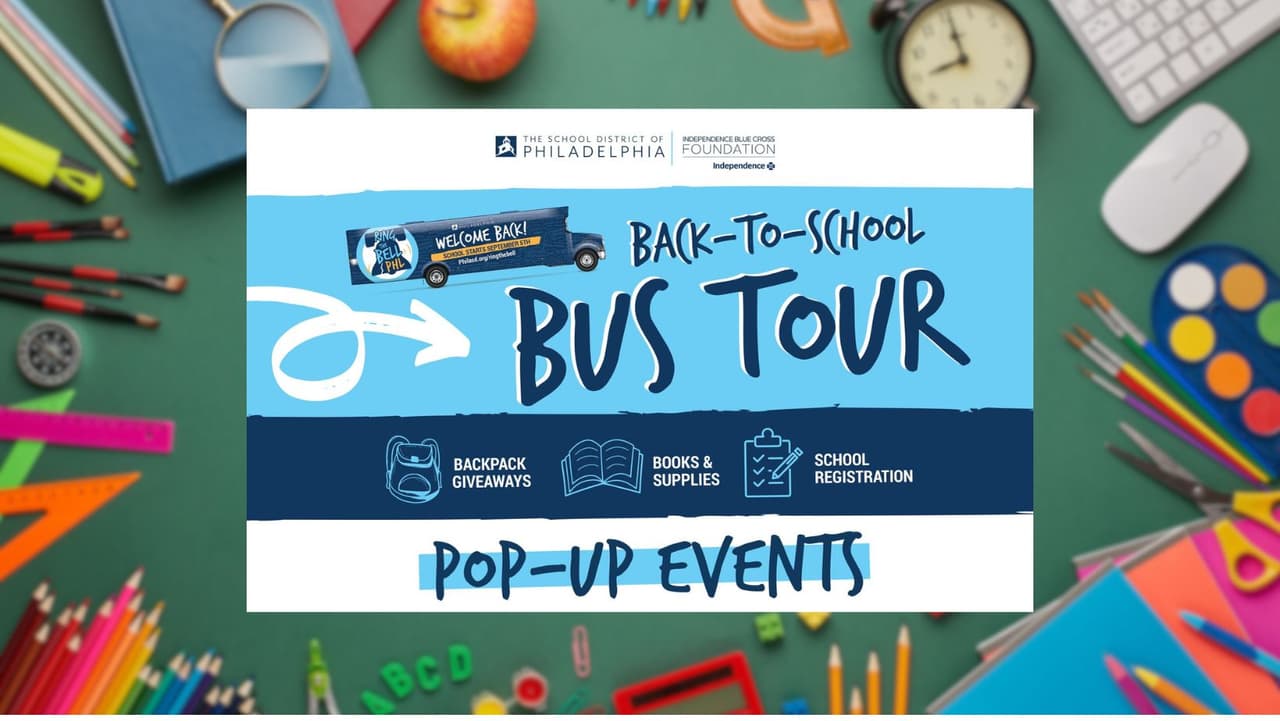 Ring The Bell: El recorrido en autobús que lleva recursos escolares a los vecindarios de Filadelfia