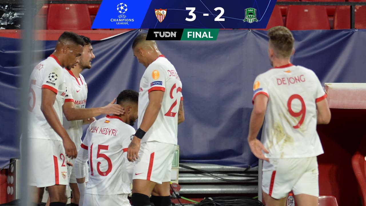 Sevilla remonta un 0-2 y está cerca de los Octavos de Final