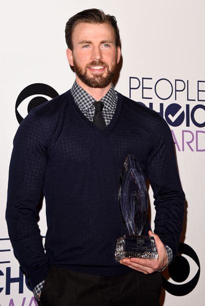 El señor 'Capitán America' fue de los más asediados backstage.