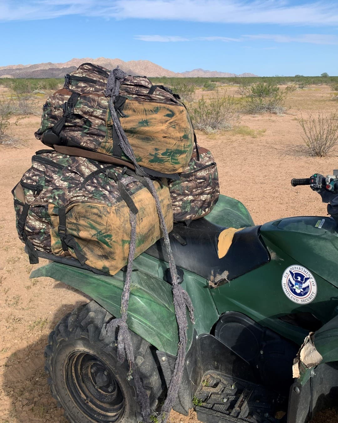 La droga venía en mochilas que fue transportada por los agentes.