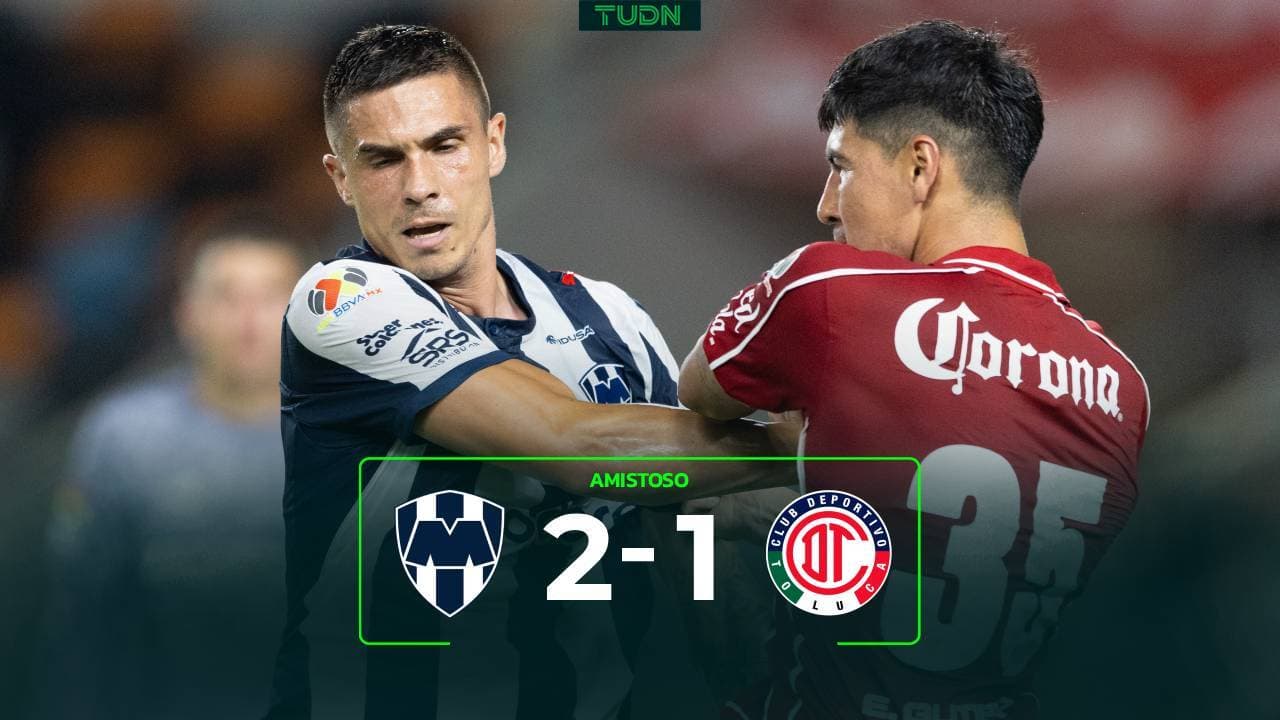 Resumen | Rayados rompe jetatura ante los Diablos Rojos en partido amistoso