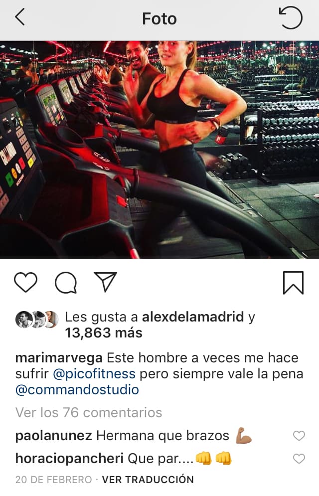 De esta manera, los mensajes del argentino comenzaron a aparecer en Instagram constantemente.