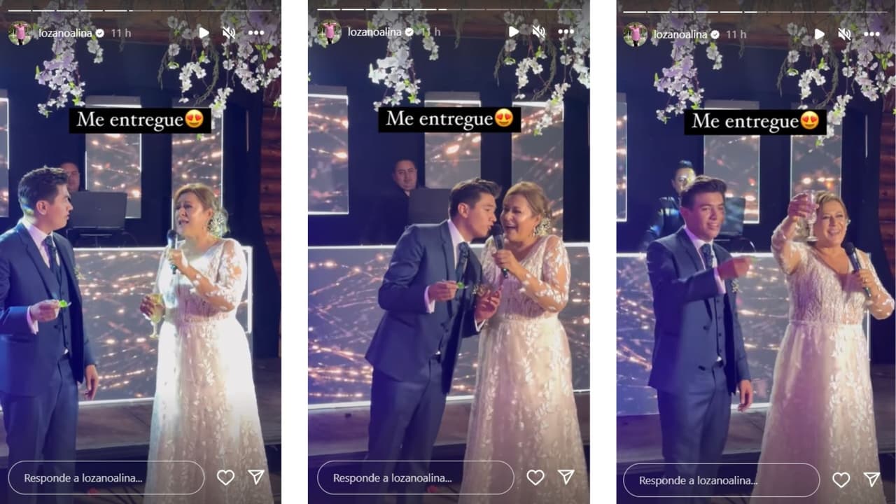 Jim Velásquez habló de su noche de bodas con Alina Lozano durante el brindis en su enlace nupcial.