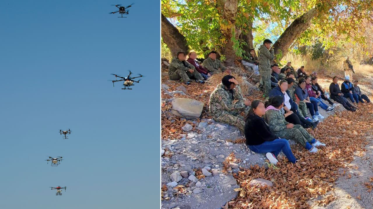 Drones para detener indocumentados en la frontera, el plan de una empresa productora de robots