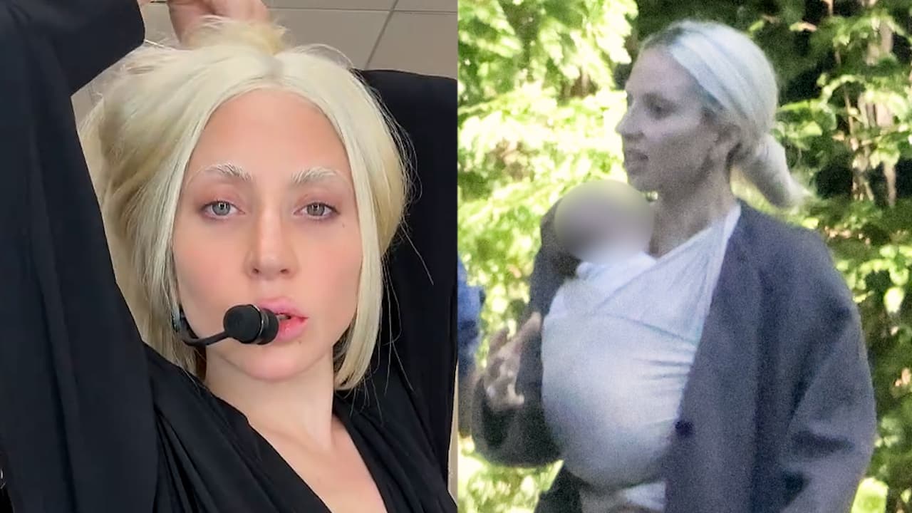 Lady Gaga y el que sería su bebé por primera vez en fotos: así luce la cantante como mamá