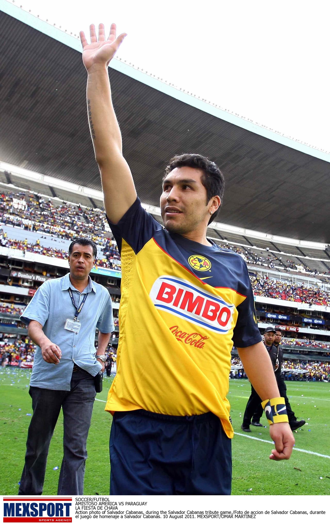 Salvador Cabañas, icónico delantero paraguayo. Con las águilas anotó 98 goles, colocándose como uno de los máximos goleadores en la historia del Club. Fue campeón de la InterLiga, y goleador de dos Copa Libertadores en 2007 y 2008.