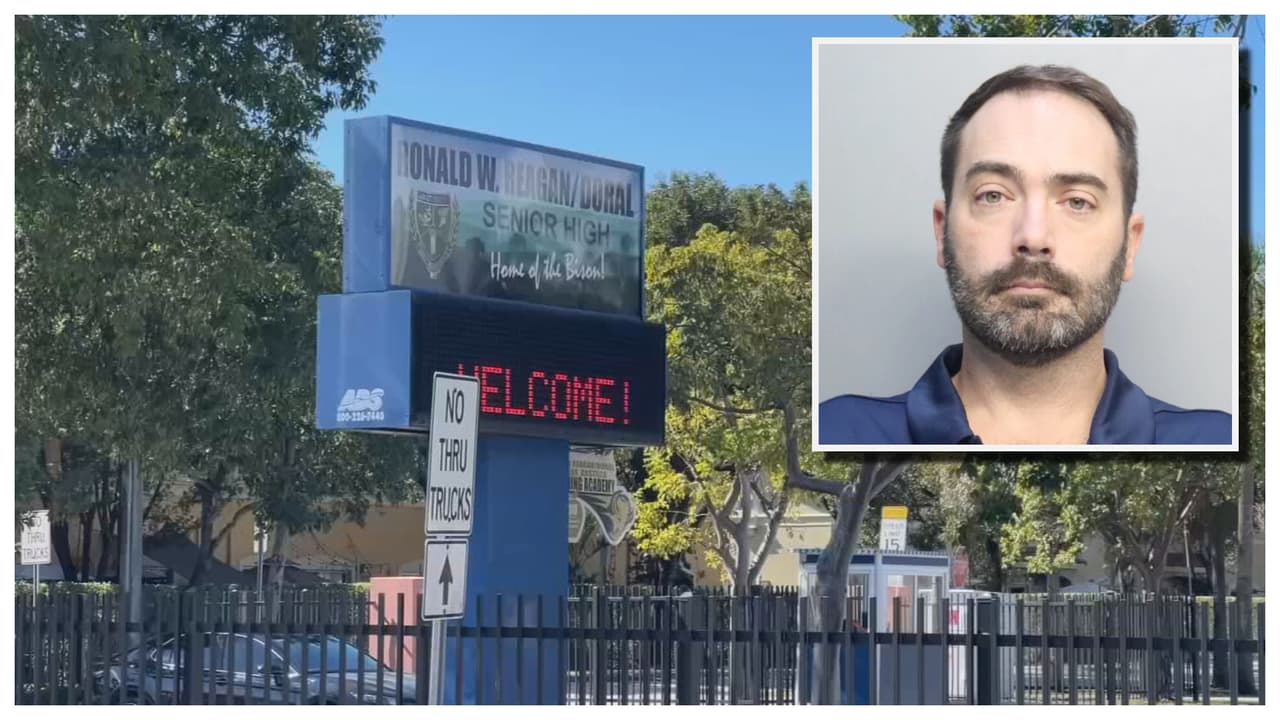 Maestro de Miami-Dade es acusado de grabar video explícito dentro de una escuela y publicarlo en Snapchat