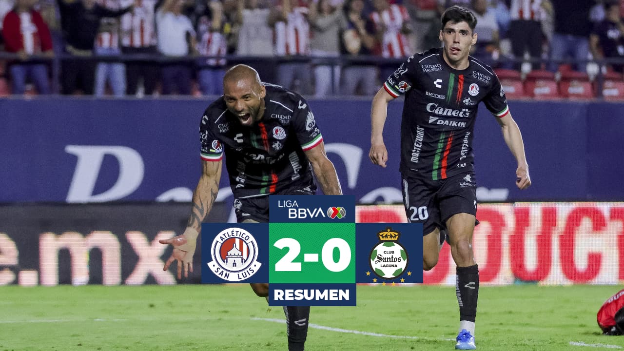 Resumen | Joao Pedro anota y San Luis se impone al Santos
