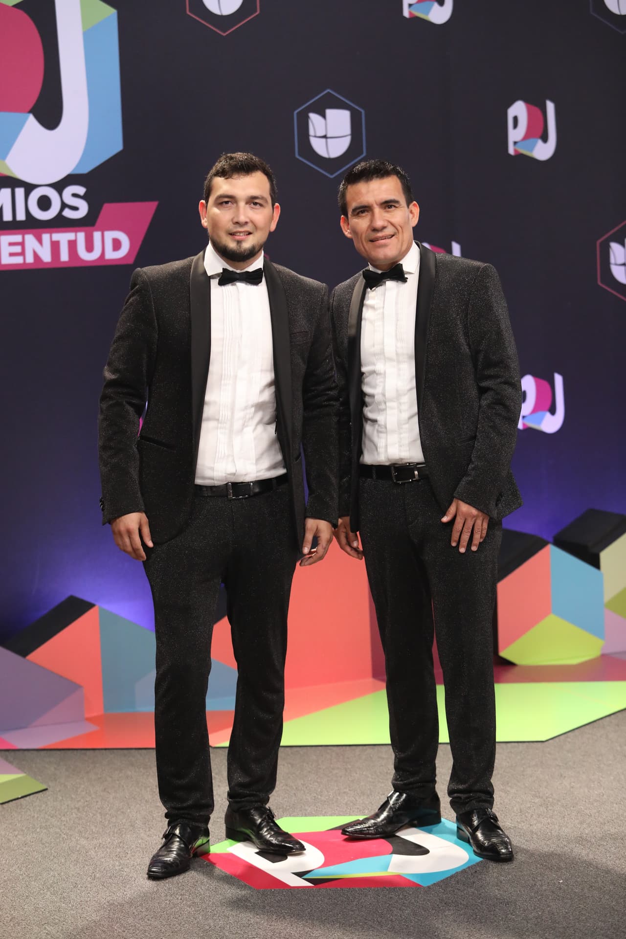 Los chicos de La Séptima Banda mostraron que también son unos galanes.