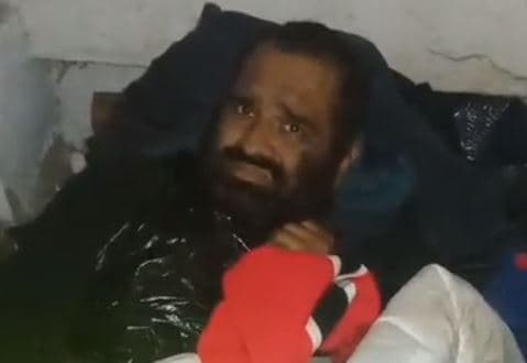 Jaime Barrientos fue grabado por un transeúnte de Tijuana el 12 de marzo de 2021.