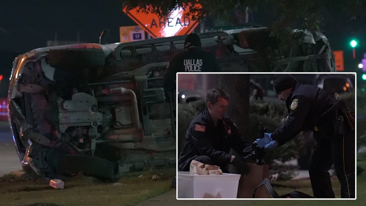 Dos heridos, un muerto y un arma larga decomisada en una persecución policial en Garland