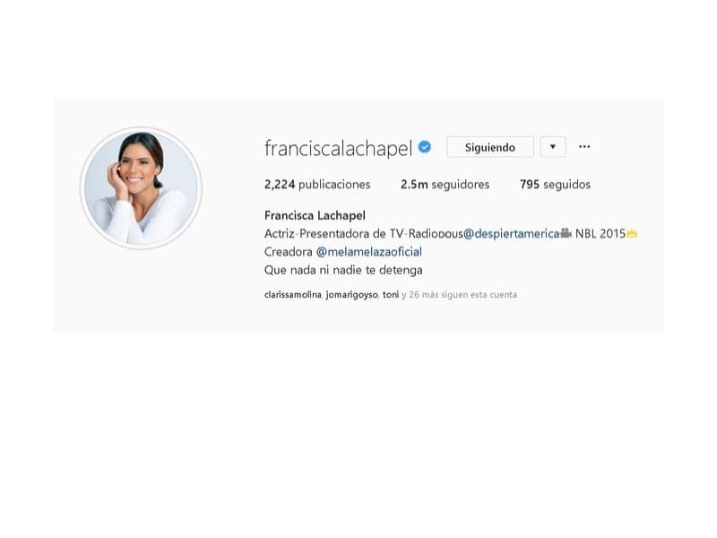 En menos de 10 meses, medio millón de personas se unieron a su cuenta de Instagram y esta semana alcanzó 2.5 millones de seguidores.