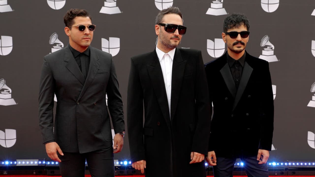 LAS VEGAS, NEVADA - NOVEMBER 14: (L-R) Jesus Alberto Navarro Rosas, Julio Ramírez Eguía, Bibi Marín of Reik attend the 20th annual Latin GRAMMY Awards at MGM Grand Garden Arena on November 14, 2019 in Las Vegas, Nevada. (Photo by Joe Buglewicz/Getty Images)