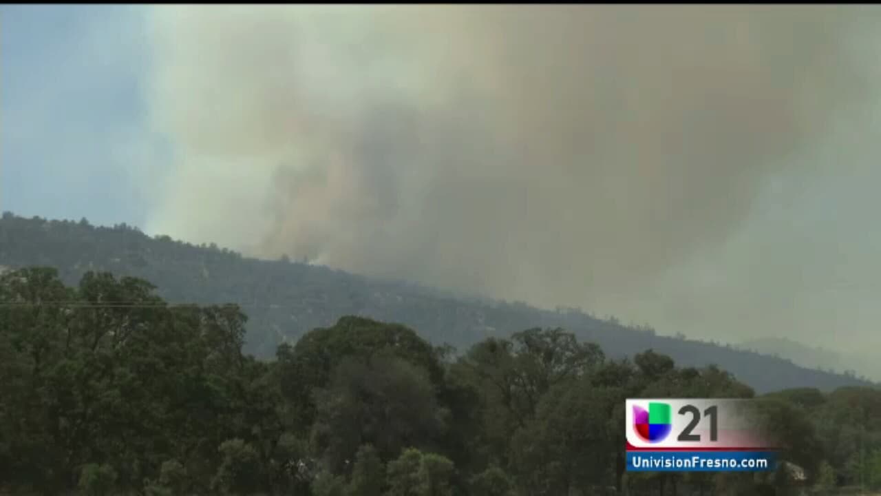 Incendio Detwiler en Mariposa