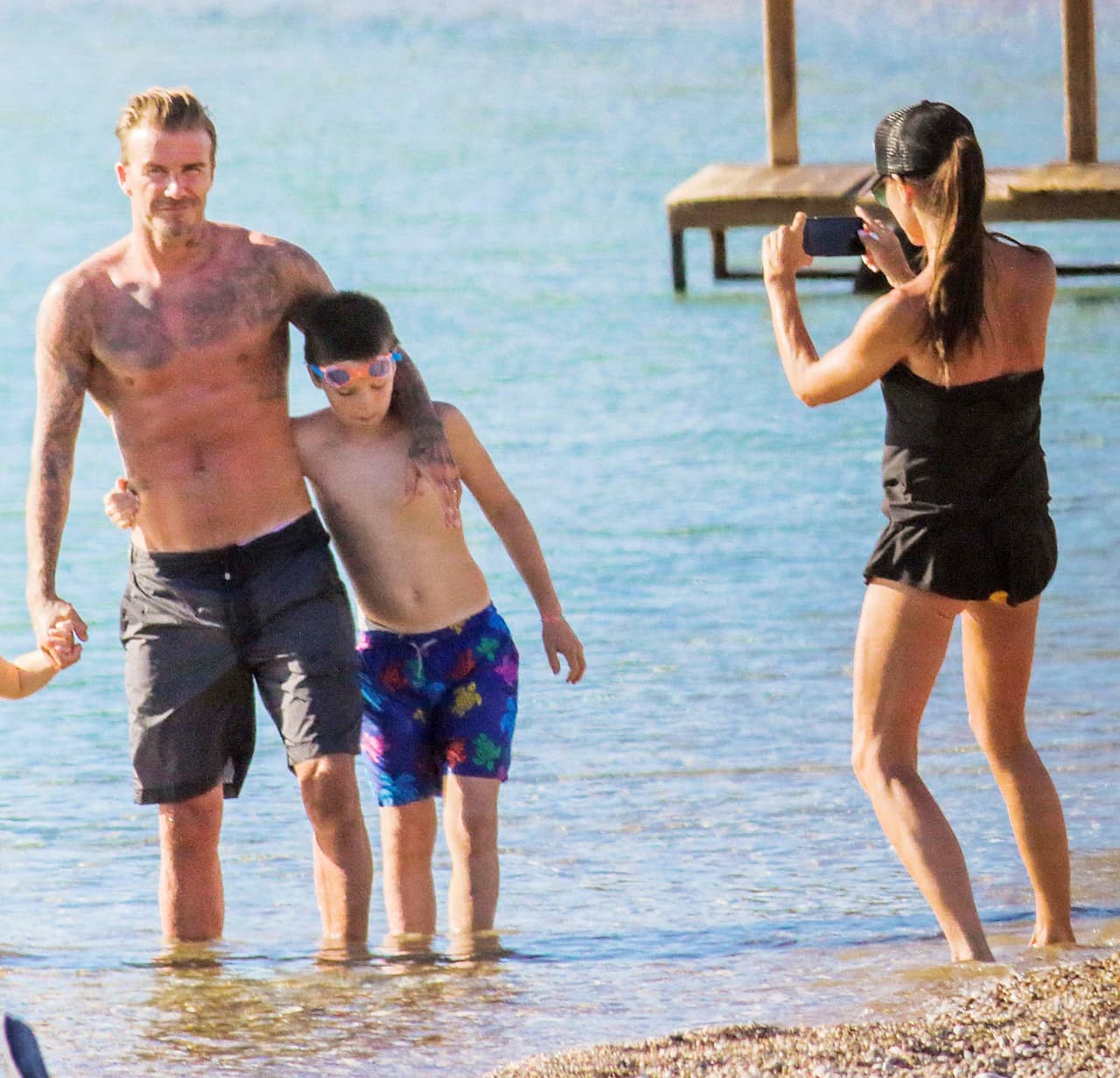 David con sus peques.