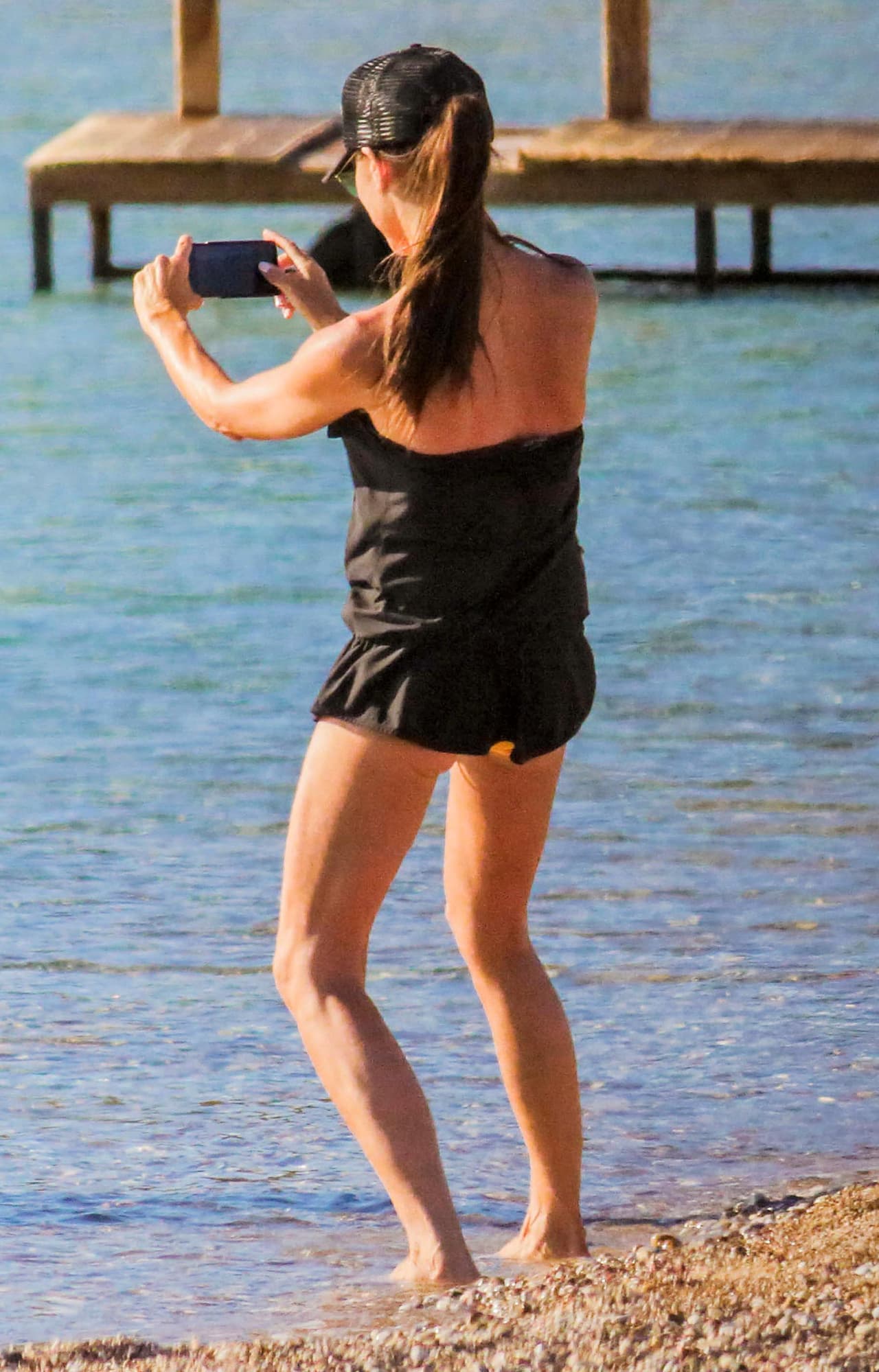 Victoria se encargó de capturar el tierno momento.