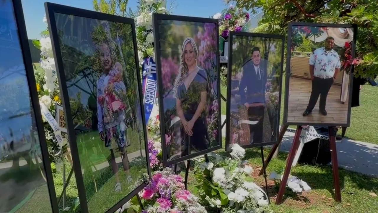 Dan último adiós a familia de Fresno que murió en trágico choque rumbo a Arizona