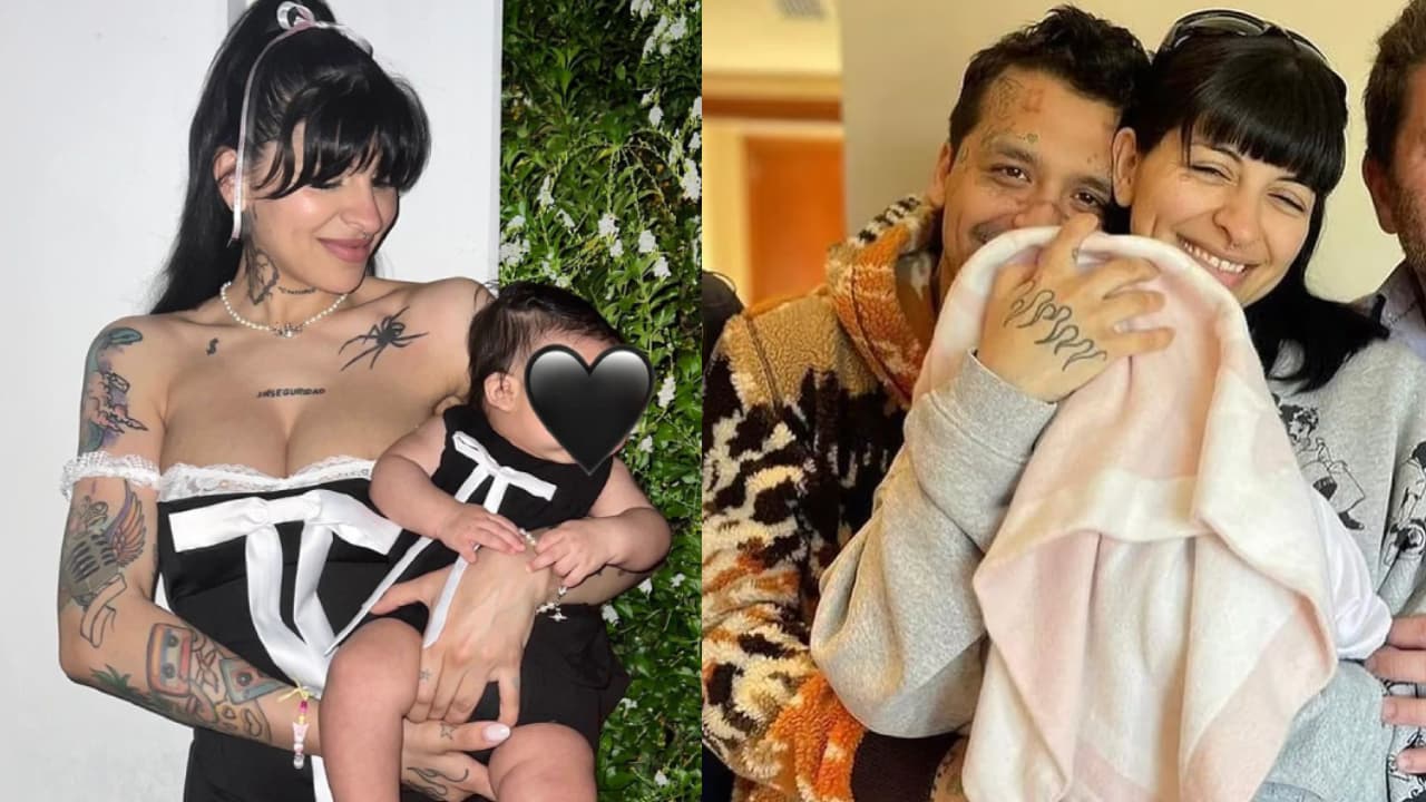 Cazzu muestra de cuerpo completo a su bebé: la hija de Nodal aparece con vestido de casi 500 dólares