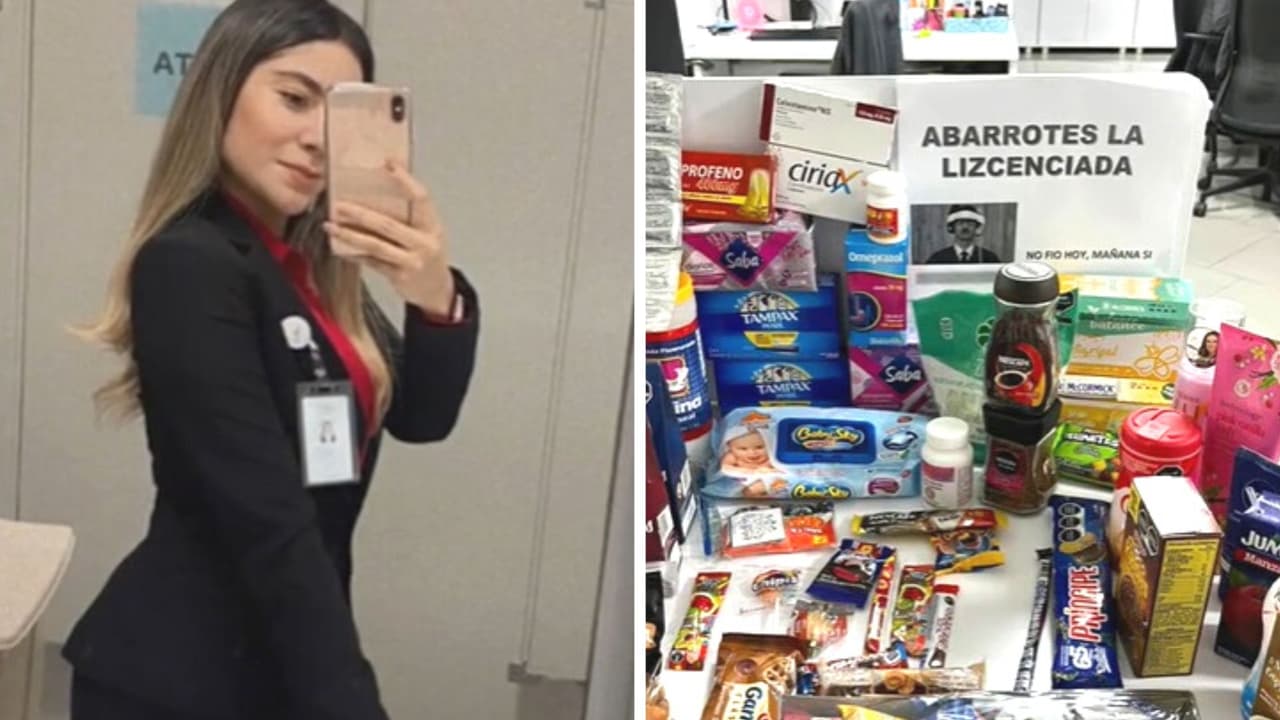 Pone 'tiendita' en escritorio de su oficina y crea polémica: "La verdadera fuente de riqueza"