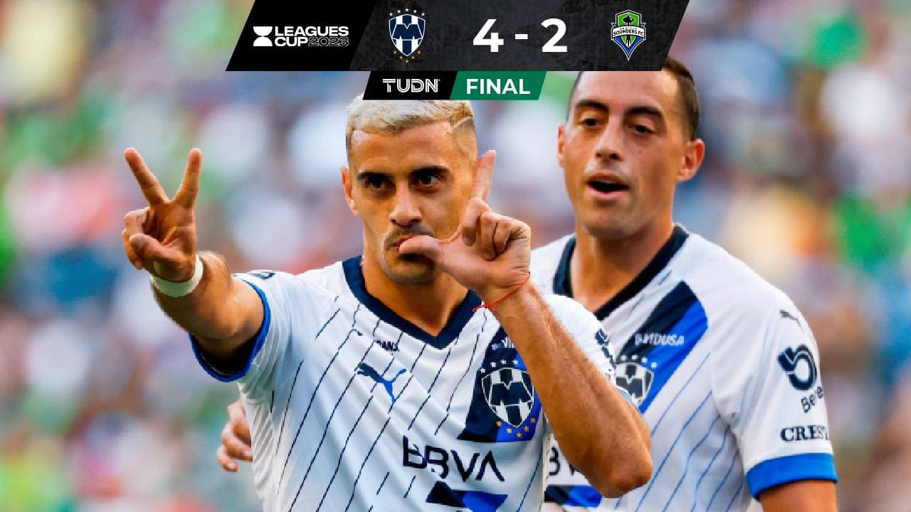 Huracán regio: Monterrey viene de atrás y elimina a Seattle de la Leagues Cup