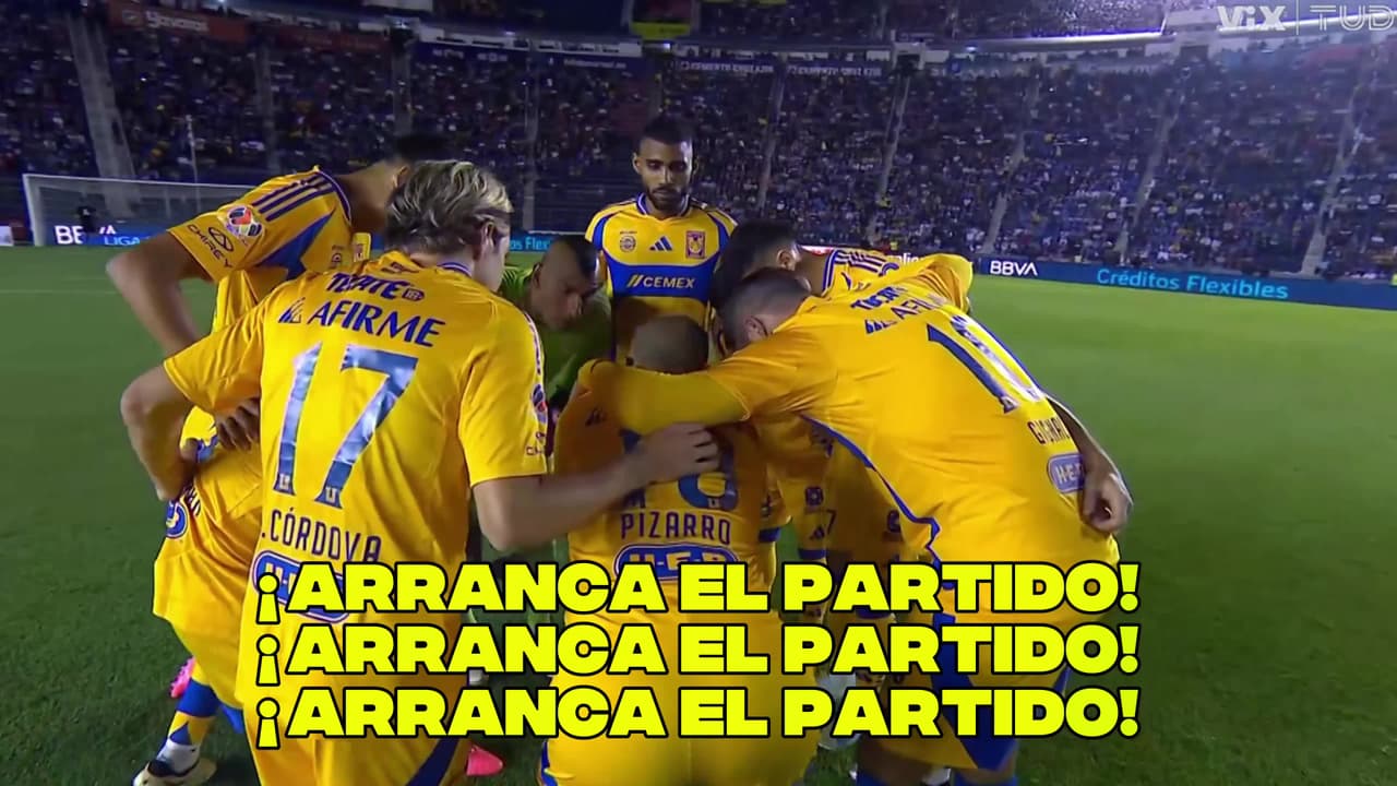 ¡Arranca el partido! Tigres emociona en Concachampions