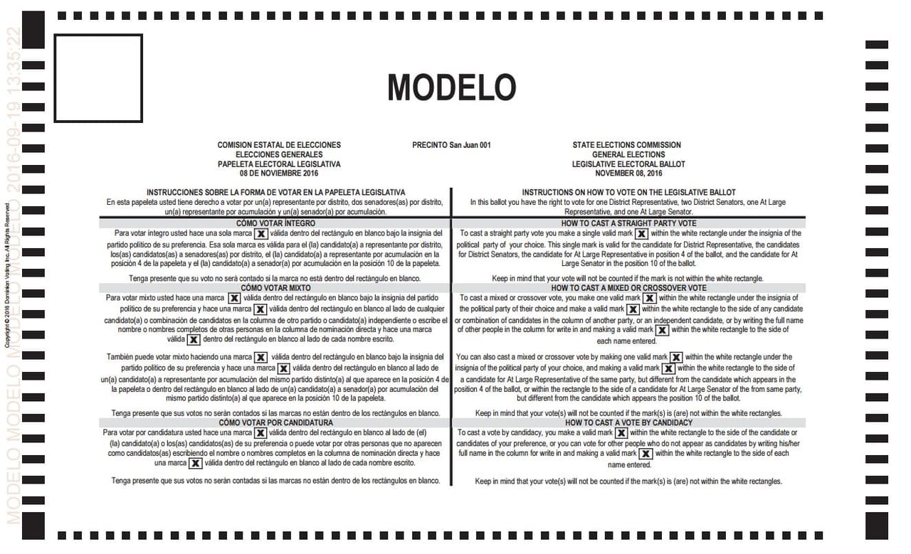 Hay varias formas de votar: voto íntegro, voto mixto o voto por candidatura.