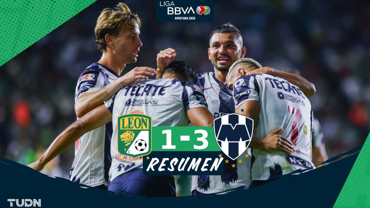 Monterrey derrota a un León sin James Rodríguez y que sigue en caída libre