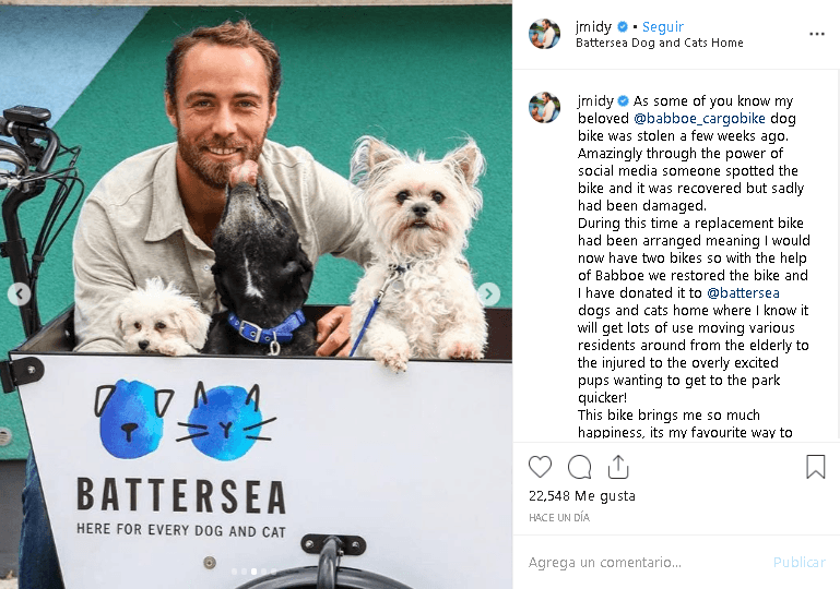 "Durante este tiempo se dispuso de una bicicleta de reemplazo, lo que significa que ahora tendría dos bicicletas".