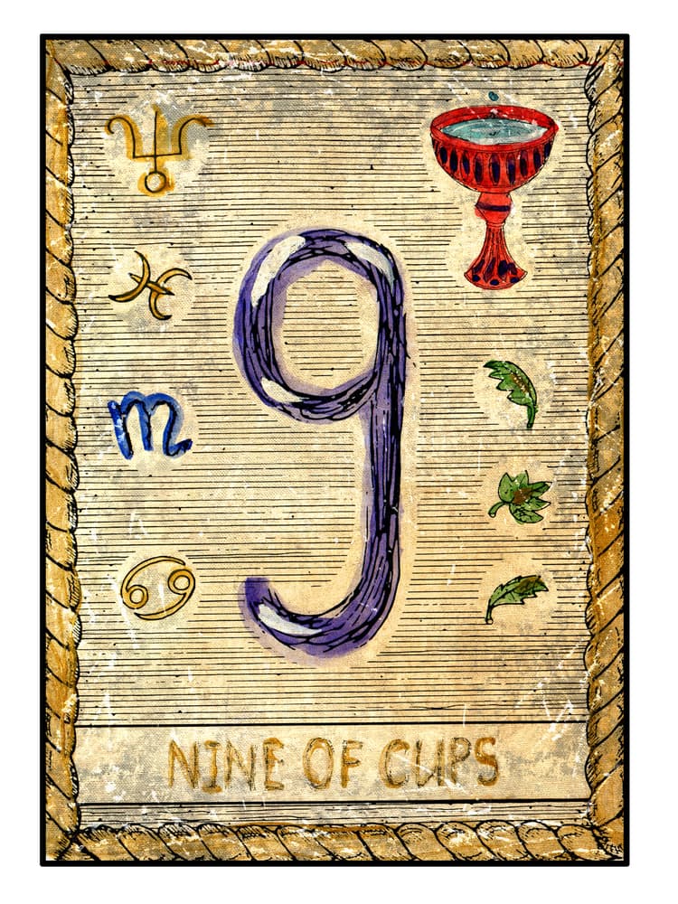 Tanto los Arcanos Menores como los Mayores están numerados, y así cada carta tiene su significado en particular pero también, que podemos relacionar con el número que tienen. Por ejemplo, hay cinco cartas que corresponden con el número 1: la carta del Mago en los Arcanos Mayores, así como el As de Espadas, el As de Copas, el As de Bastos (o bastones) y el As de Oros.