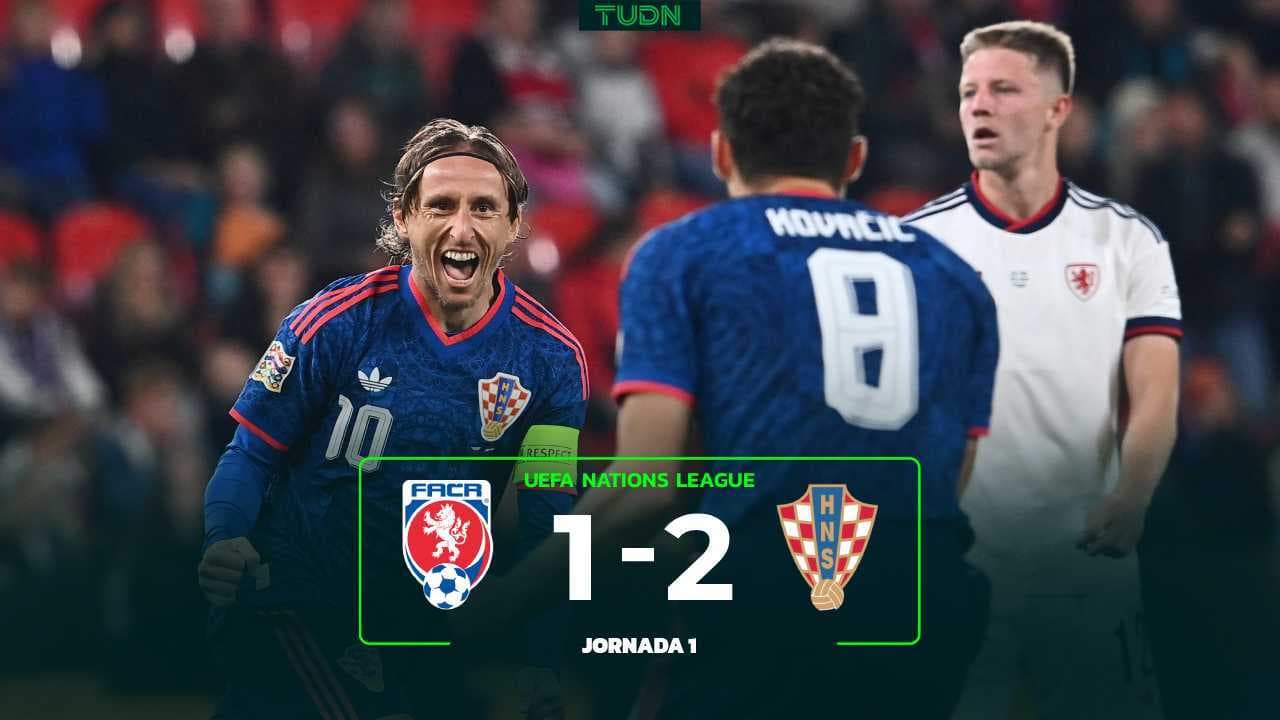 Resumen | Chequia cae en casa ante Croacia en la Nations League