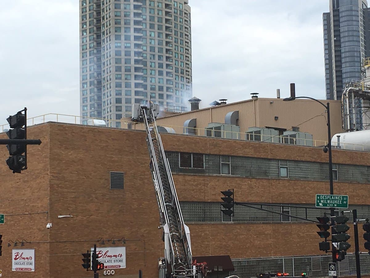 Incendio fábrica chocolate en Chicago