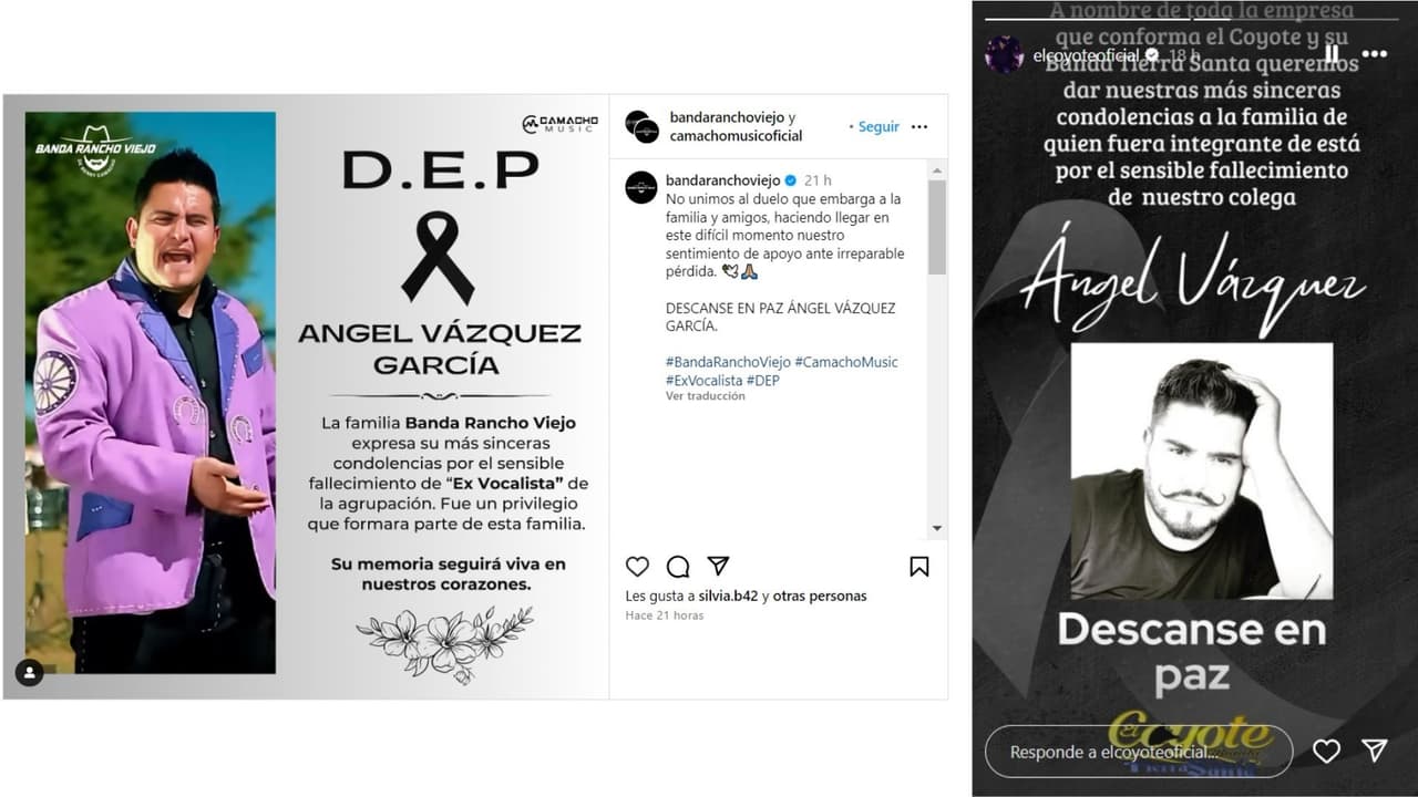 Muere Ángel Vázquez, anuncios.