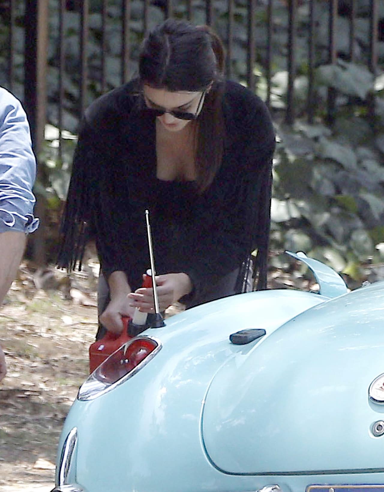 Y sufrió para conseguir un poco de gasolina.