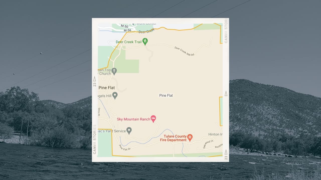 Arrecian las lluvias en Tulare: emiten alerta de evacuación para casas y comercios de Pine Flat