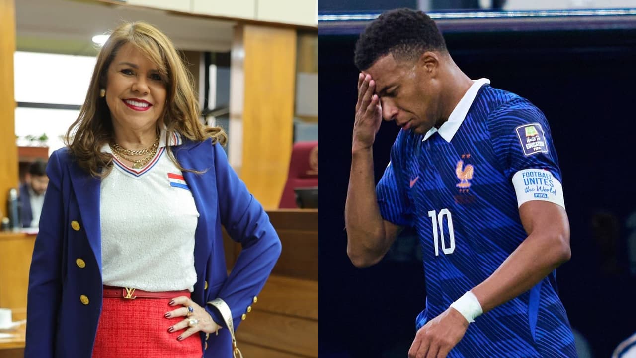 Celeste Amarilla reapareció para burlarse de Francia y Mbappé