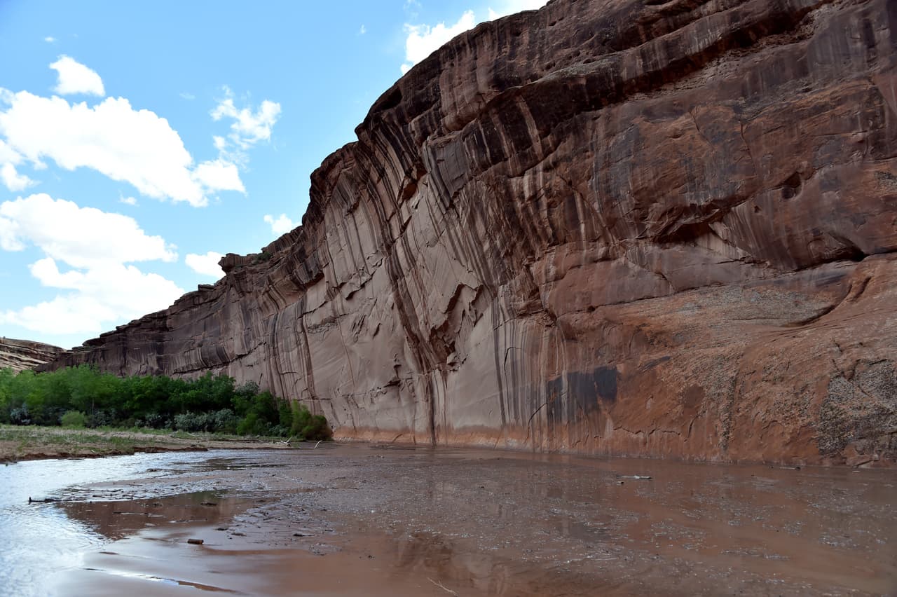 Una vista del Cañón de Chelly en las afueras de Chinle, Arizona.