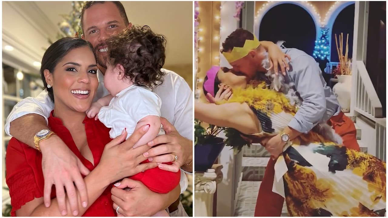 Con un beso y en la cama: Francisca tuvo el inicio de año que todos quisimos, ¡mira!