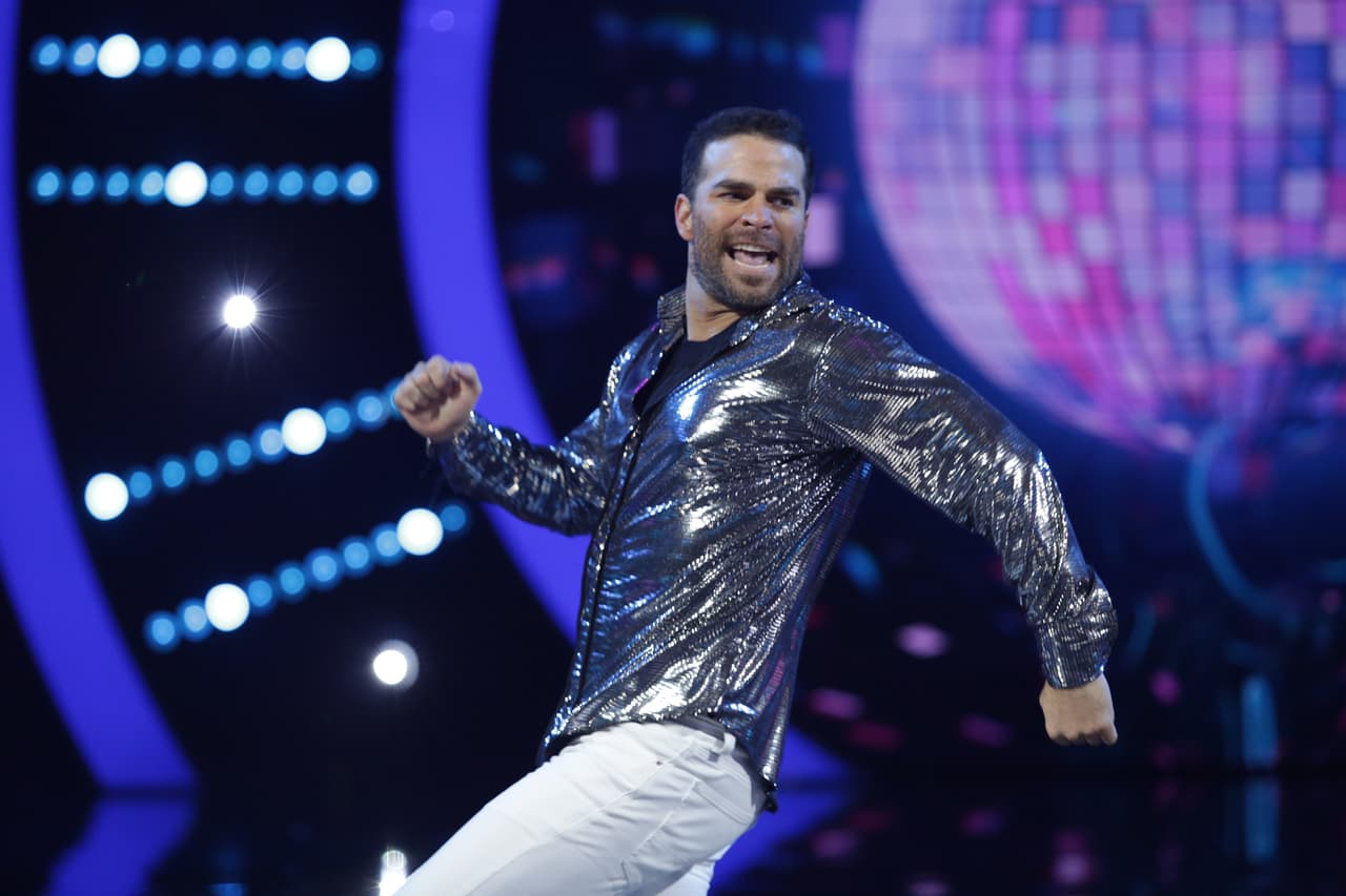 Para su segundo baile, el actor se enfrentó en la pista con un tema disco.