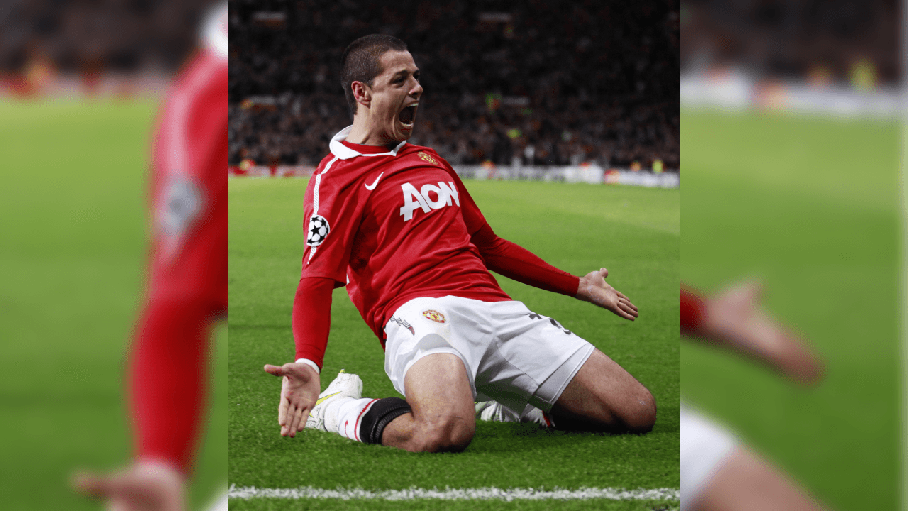 Esta es la secuencia de la anotación y el festejo de Javier Hernández.