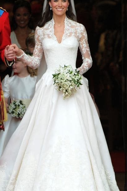 Como el ramo de 
<b><a href="https://www.univision.com/entretenimiento/como-nunca-la-has-visto-kate-middleton-ataca-a-el-principe-william-y-el-momento-fue-captado-fotos">la duquesa de Cambridge, Kate Middleton</a></b> (en la foto), el de Meghan Markle tendrá flores de mirto o la llamada 'hierba del amor'. Esta tradición se arrastra desde la boda de la reina Victoria y el príncipe Alberto, el 10 de febrero de 1840.