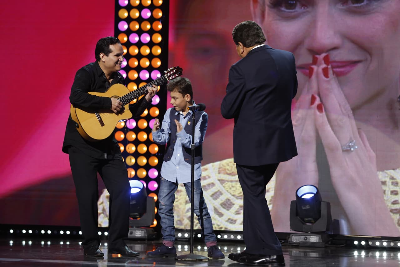 ¡Qué voz! Adrian Martin Vega impresionó a todos, especialmente a Natalia Jiménez