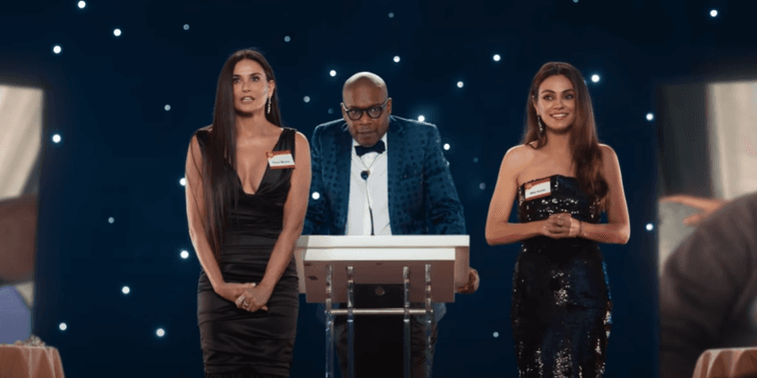 Y, aunque terminó mal con Kutcher, ambas actrices demostraron que entre ellas no hay rivalidad. Esto lo demostraron al protagonizar la campaña publicitaria de la compañía telefónica AT&T, que se emitirá en el famoso descanso de la SuperBowl 2022.