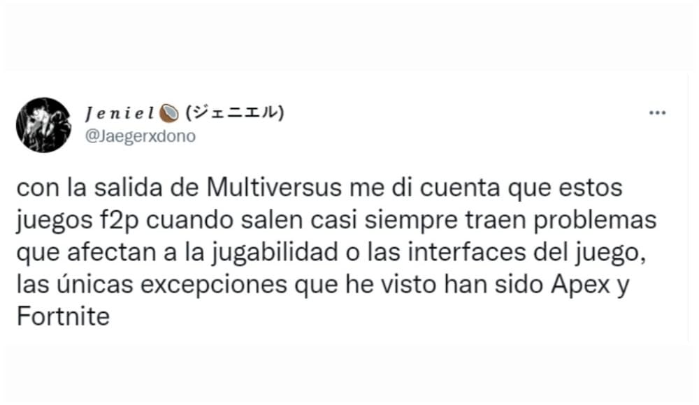 Fan reacciona a 'Multiversus' desde Twitter