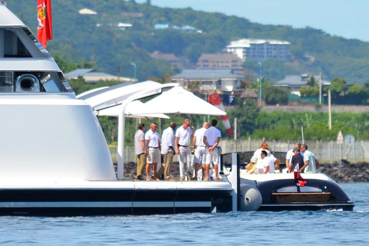 El recorrido de dos horas lo hicieron por la Isla Moorea, en el Pacífico Sur, en la Polinesia Francesa.