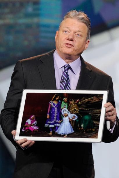 Panasonic también mostró una tableta de 20 pulgadas con Ultra HD y sistema operativo Windows 8.