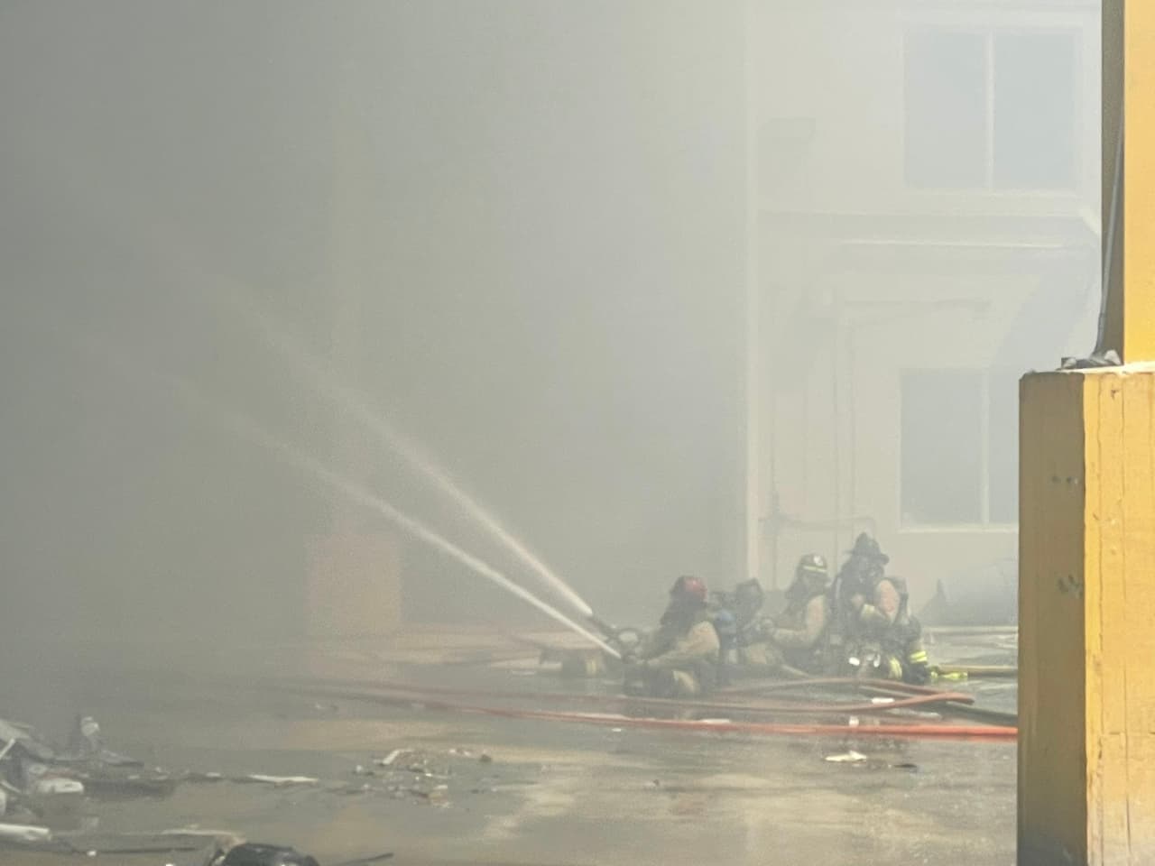 El incidente comenzó luego de la 3:30 pm de este domingo.