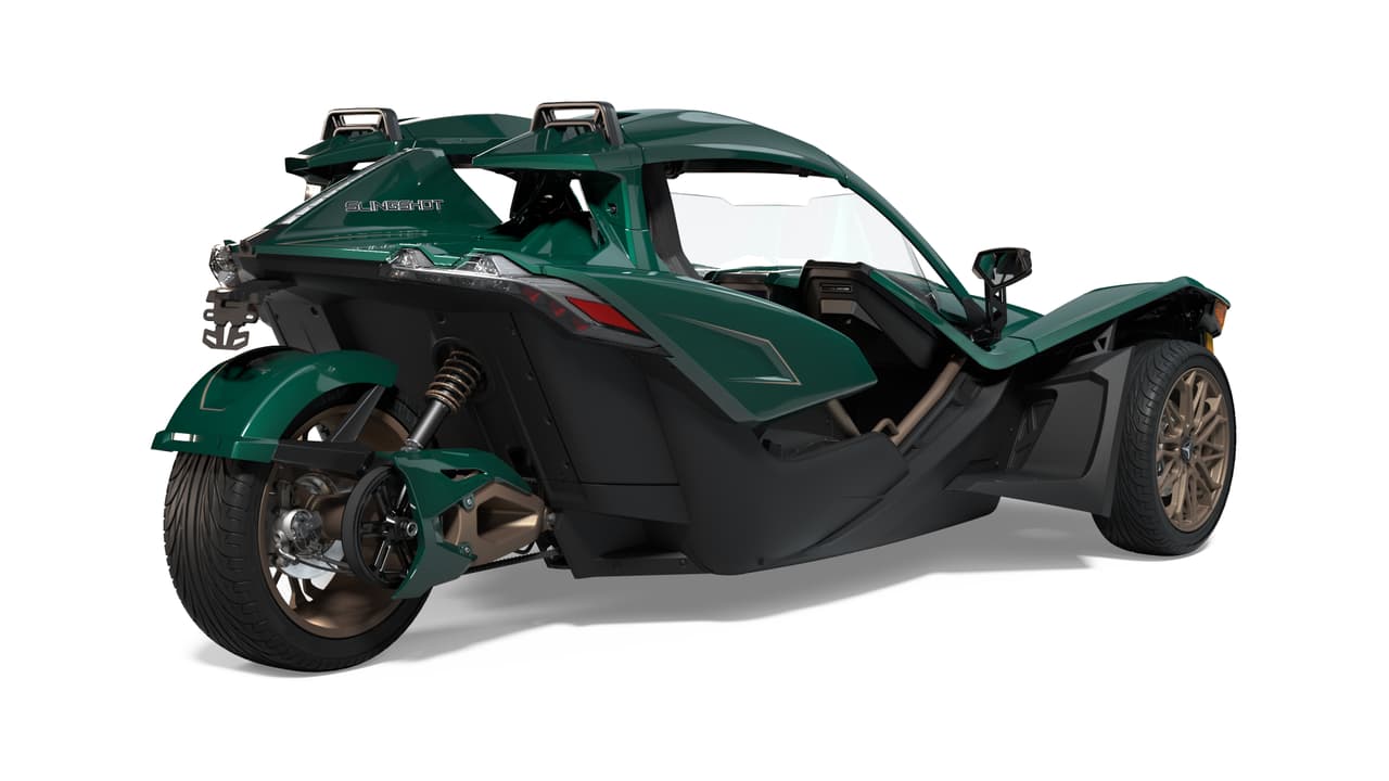 El color ‘Fairway Green’ se extiende a su guardafango posteriores, el techo…