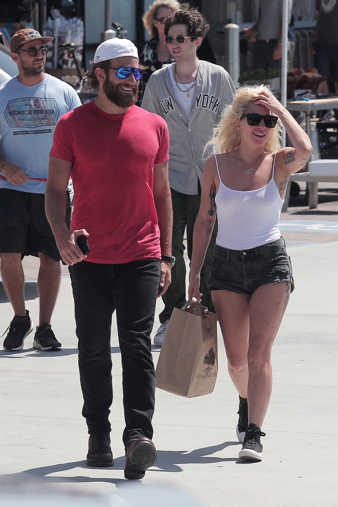 Se les veía de lo más sonrientes.