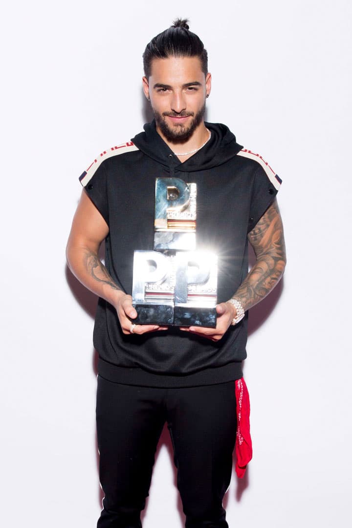 Maluma fue el gran ganador de la noche, llevándose a casa tres Premios Juventud.