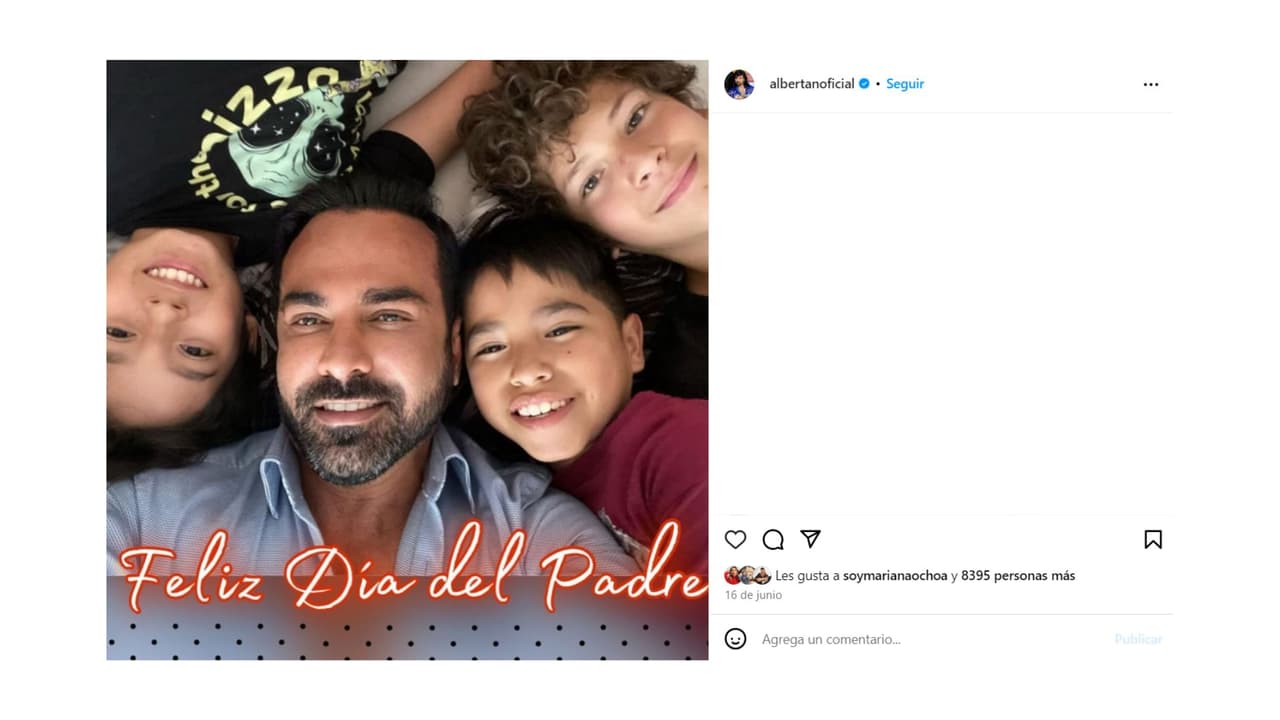 Ellos son Quetzal, Arim y Kinam, los tres hijos del actor Ariel Miramontes.